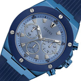 Guess Poseidon Blue Dial Blue Rubber Strap Watch for Men - GW0057G3 Authentic Buy Shop Now