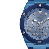 Guess Poseidon Blue Dial Blue Rubber Strap Watch for Men - GW0057G3 Authentic Buy Shop Now