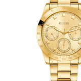 Guess Eclipse Gold Dial Gold Steel Strap Watch for Women - GW0314L2 Authentic Buy Shop Now