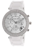 Michael Kors Parker White Dial White Ceramic Strap Watch for Women - MK5654 Authentic Buy Shop Now