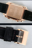 Burberry Heritage Chronograph Square Grey Dial Brown Leather Strap Watch for Men - BU1566 Authentic Buy Shop Now