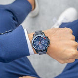 Tommy Hilfiger Mason Blue Dial Blue Steel Strap Watch for Men - 1791789 Authentic Buy Shop Now