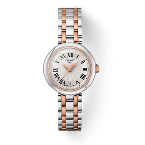 Tissot Bellissima Small Lady White Dial Two Tone Steel Strap Watch For Women - T126.010.22.013.01 Authentic Buy Shop Now