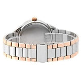 Bulova Crystal Collection Silver Dial Two Tone Steel Strap Watch for Women - 98N100 Authentic Buy Shop Now