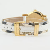 Burberry The City White Dial White Leather Strap Watch for Women - BU9110 Authentic Buy Shop Now