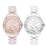 Coach Preston Pink Dial Pink Steel Strap Watch for Women - 14503465 Authentic Buy Shop Now
