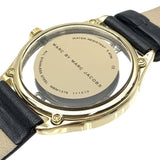 Marc Jacobs Tether Black Dial Black Leather Strap Watch for Women - MBM1376 Authentic Buy Shop Now