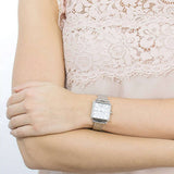 Marc Jacobs Vic Silver Dial Silver Steel Strap Watch for Women - MJ3461 Authentic Buy Shop Now