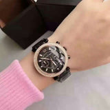 Michael Kors Parker Diamonds Black Dial Black Steel Strap Watch for Women - MK5885 Authentic Buy Shop Now