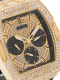 Guess Phoenix Multifunction Crystals Gold Dial Black Silicone Strap Watch For Men - GW0048G2 Authentic Buy Shop Now