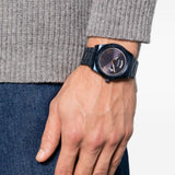 Guess Connoisseur Quartz Blue Dial Blue Steel Strap Watch For Men - GW0265G9 Authentic Buy Shop Now