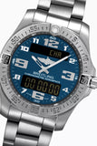 Breitling Aerospace Evo Blue Dial Silver Steel Strap Watch for Men - E79363101C1E1 Authentic Buy Shop Now