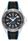 Omega Planet Ocean 6000M Co Axial Master Chronometer 45.5mm Blue Dial Black Rubber Strap Watch for Men - 21532462103001 Authentic Buy Shop Now
