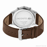Lacoste Madrid Gray Dial Brown Leather Strap Watch for Men - 2011066 Authentic Buy Shop Now