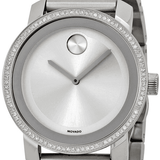 Movado Bold Diamonds Silver Dial Silver Steel Strap Watch for Women - 3600149 Authentic Buy Shop Now