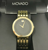 Movado Esperanza Museum 39mm Black Dial Stainless Steel Watch For Men - 0607059 Authentic Buy Shop Now