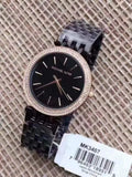 Michael Kors Darci Black Dial Black Steel Strap Watch for Women - MK3407 Authentic Buy Shop Now