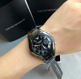 Emporio Armani Black Ceramic Dial Ceramic Strap Watch For Women - AR1401 Authentic Buy Shop Now