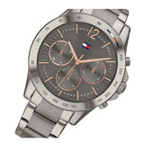 Tommy Hilfiger Haven Chronograph Quartz Grey Dial Grey Steel Strap Watch For Women - 1782196 Authentic Buy Shop Now