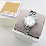 Michael Kors Darci Silver Dial Silver Steel Strap Watch for Women - MK3294 Authentic Buy Shop Now