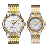 Tissot Carson Automatic Silver Dial Two Tone Steel Strap Watch For Women - T085.207.22.011.00 Authentic Buy Shop Now
