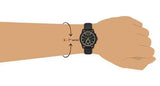 Armani Exchange Outerbanks Chronograph Black Dial Black Silicone Strap Watch For Men - AX1343 Authentic Buy Shop Now