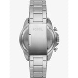 Fossil Bronson Chronograph Red Dial Silver Steel Strap Watch for Men - FS5878 Authentic Buy Shop Now