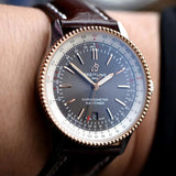 Breitling Navitimer 1 Automatic 41mm Brown Dial Brown Leather Strap Mens Watch - U17326211M1P2 Authentic Buy Shop Now