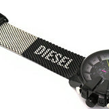 Diesel Mega Chief Chronograph Black Dial Black Mesh Bracelet Watch For Men - DZ4514 Authentic Buy Shop Now
