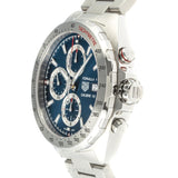 Tag Heuer Formula 1 Automatic Chronograph Blue Dial Silver Strap Watch for Men - CAZ2015.BA0876 Authentic Buy Shop Now