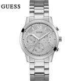Guess Hendrix Silver Dial Silver Steel Strap Watch for Men - GW0066G1 Authentic Buy Shop Now