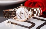 Tissot T Wave T Lady Mother of Pearl Dial Rose Gold Steel Strap Watch For Women - T112.210.33.111.00 Authentic Buy Shop Now