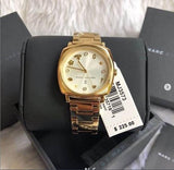 Marc Jacobs Mandy White Dial Gold Steel Strap Watch for Women - MJ3573 Authentic Buy Shop Now