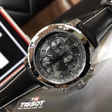 Tissot PRS 200 Chronograph Black DIal Watch For Men - T067.417.16.051.00 Authentic Buy Shop Now