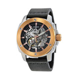 Fossil Modern Machine Automatic Skeleton Dial Black Leather Strap Watch for Men - ME3082 Authentic Buy Shop Now