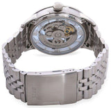Fossil Townsman Automatic Skeleton Blue Dial Silver Steel Strap Watch for Men - ME3073 Authentic Buy Shop Now