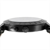 Versace V Race Chronograph Quartz Blue Dial Blue Leather Strap Watch For Men - VEBV00419 Authentic Buy Shop Now