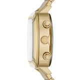 Fossil Retro Analog-Digital Gold Dial Gold Steel Strap Watch for Men - FS5889 Authentic Buy Shop Now