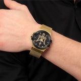 Maserati Potenza Quartz Black Dial Gold Mesh Bracelet Watch For Men - R8853108006 Authentic Buy Shop Now