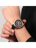 Maserati Successo 44mm Black Rose Gold Dial Black Rubber Strap Watch For Men - R8871621012 Authentic Buy Shop Now