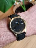 Tissot T Classic Dream Black Dial Black Leather Strap Watch for Men - T033.410.36.051.01 Authentic Buy Shop Now