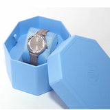 Swarovski Octea Nova Beige Dial Grey Leather Strap Watch for Women - 5649999 Authentic Buy Shop Now