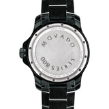 Movado Series 800 Black Dial Black Steel Strap Watch For Men - 2600143 Authentic Buy Shop Now