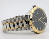 Tudor Style Automatic Black Dial Two Tone Steel Strap Watch for Men - M12713-0005 Authentic Buy Shop Now