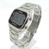 Fossil Retro Digital Silver Dial Silver Steel Strap Watch for Men - FS5844 Authentic Buy Shop Now