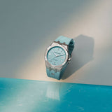 Maurice Lacroix Aikon Automatic Sky Blue Dial Silver Steel Strap Watch For Men - AI6008-SS00F-431-C Authentic Buy Shop Now
