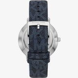 Michael Kors Pyper Quartz Silver Dial Blue Leather Strap Watch For Women - MK7244 Authentic Buy Shop Now