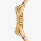 Michael Kors Camille Chronograph Brown Dial Two Tone Steel Strap Watch For Women - MK7269 Authentic Buy Shop Now