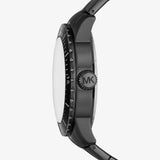 Michael Kors Cunningham Chronograph Black Dial Black Steel Strap Watch For Men - MK7157 Authentic Buy Shop Now