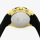 Guess Athena Gold Dial Black Rubber Strap Watch For Women - GW0030L2 Authentic Buy Shop Now